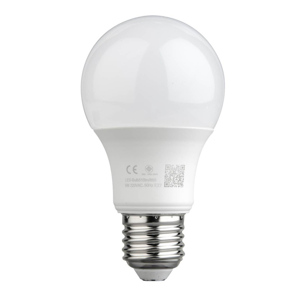 BÓNG ĐÈN LED BULB  L&amp;E#LED-Bulb-510LM/865/5W/E27 DAYLIGHT