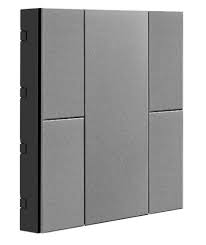 Công tắc - 4 Button Metalic Gray Plastic ITR304-0005