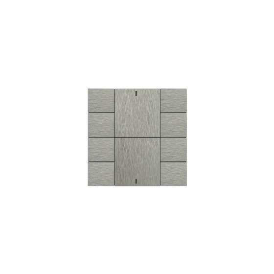 Công tắc - 8 Button Natural Aluminium Eloxal Matt Brushed ITR308-0100