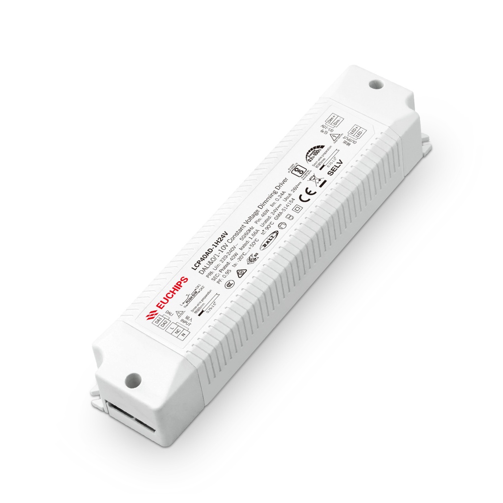 40W 24VDC DALI&amp;0/1-10V CV Driver LCP40AD-1H24V