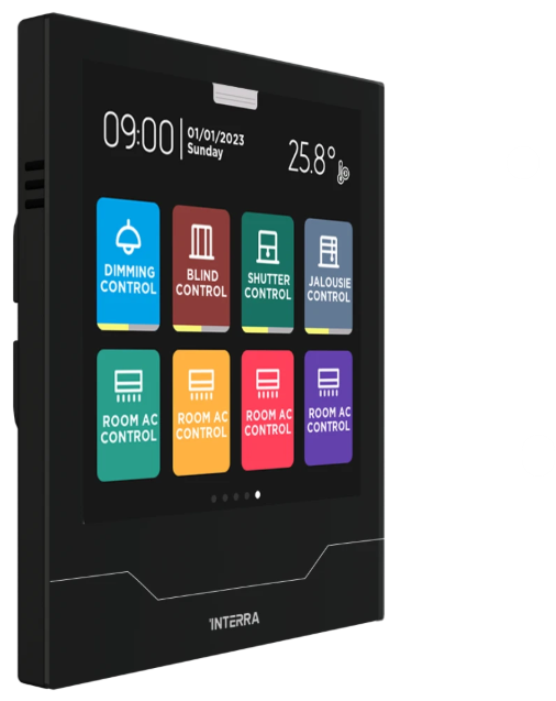 iX4 4'' KNX Touch Panel Black