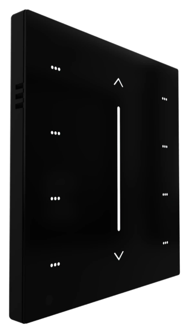 iX2 2'' KNX Touch Panel 2-4-8 Button, Black