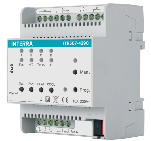 Interra KNX Fancoil 0-10 V controller