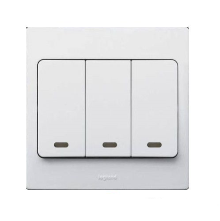 [281014] Công tắc ba 1 chiều có đèn 281014