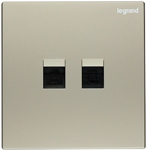 Ổ cắm điện thoại đôi RJ11 282446-C2