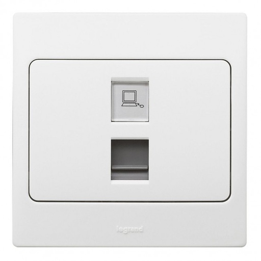 [281161] Ổ cắm mạng đơn CAT5e 281161