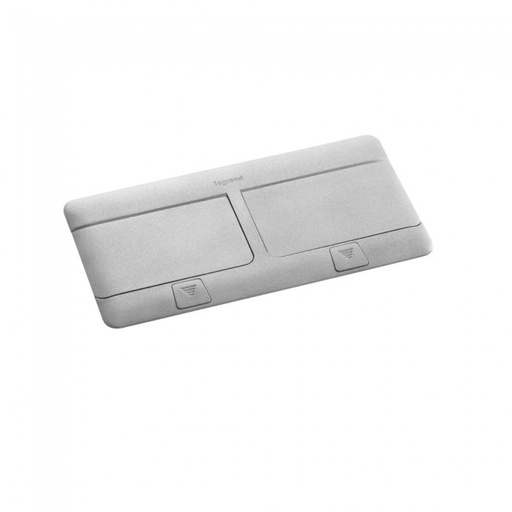 [054013] Hộp âm sàn 8 Module - Mặt nhôm 054013