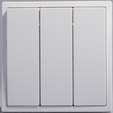 Công tắc ba 1 chiều màu trắng