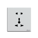 Ổ cắm đơn hai chấu + ổ đa năng 10A 581080