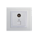 Ổ cắm tivi & mạng (CAT6) 80492S6