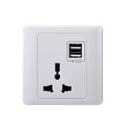 Ổ cắm đa năng + 2 cổng USB 45E725