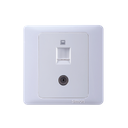 Ổ cắm tivi + ổ cắm mạng (CAT5e) 55302S