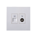 Ổ cắm tivi + mạng (CAT5e) 725302