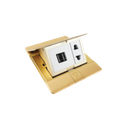 Ổ cắm đơn 2 chấu + ổ USB đôi SEF31U0