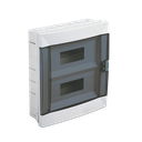 Tủ điện âm tường Makel - 24 Module - 2 tầng - Nắp trong 63024