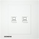 Ổ cắm mạng đôi CAT5E 5UH13653PC01