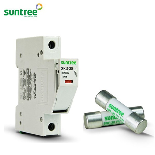 Vỏ cầu chì SRD 1500VDC - SRD30-1500 Suntree (Đế cầu chì)