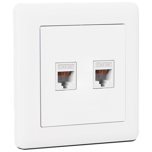 [BR044201] Ổ cắm mạng đôi CAT5E BR044201