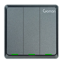 Công tắc điện 3 nút GM-EU236,7,8Z