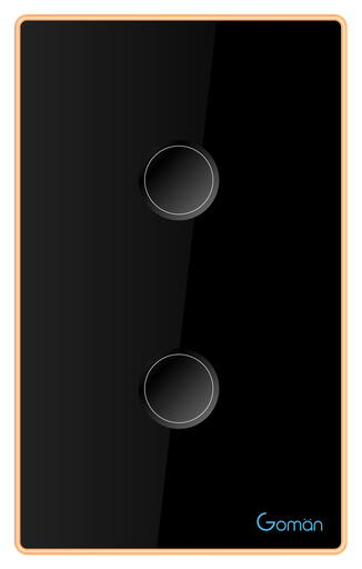 [GM-ZB332-US Series 2] Công tắc điện 2 nút GM-ZB332-US Series 2