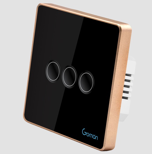 [GM-ZB341/2/3/4-US Series 2] Công tắc điện 3 nút lõm GM-ZB341/2/3/4-US Series 2