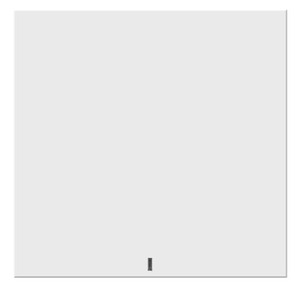 [ITR301-0002] Công tắc - 1 Button Glossy White Plastic ITR301-0002