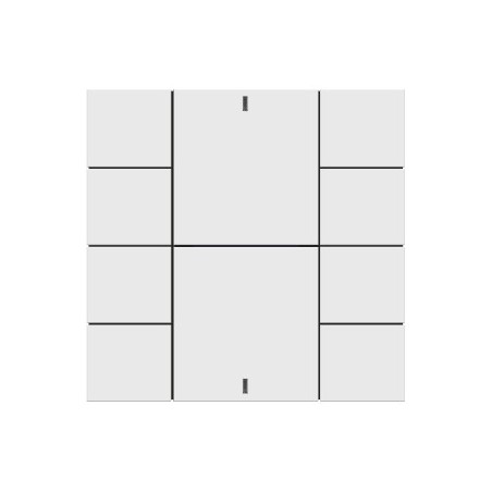 [ITR310-0002] Công tắc - 10 Button Glossy White Plastic ITR310-0002