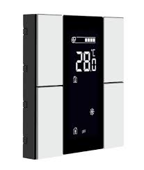 [ITR304-1003] Công tắc-iSwitch with LCD - 4 Button Matt White Plastic ITR304-1003