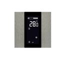 Công tắc LCD - 2 Button Natural Aluminium Eloxal Matt Brushed ITR302-1100