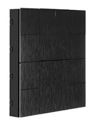 [ITR310-0101] Công tắc - 10 Button Black Aluminium Eloxal Matt Brushed ITR310-0101