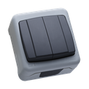 Công tắc đôi 1 chiều chống nước IP55