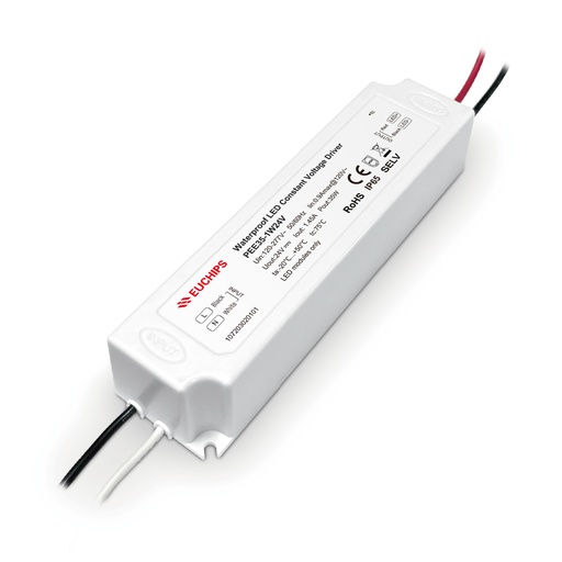 [PEE35-1W24V] 35W 24VDC Non-dimmable Waterproof CV Driver PEE35-1W24V