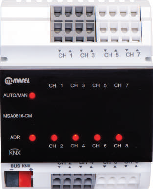 [MSA0816-CM] Bộ đóng ngắt 8 ngõ ra 16A KNX MSA0816-CM