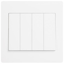 Công tắc bốn " PRESS " 10A - WGML141P