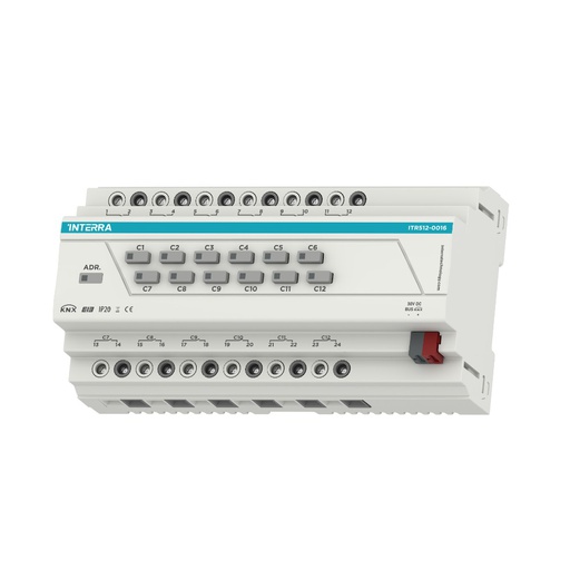 [ITR512-0016] KNX Combo Actuator - 12 Channels 16A ITR515-0016